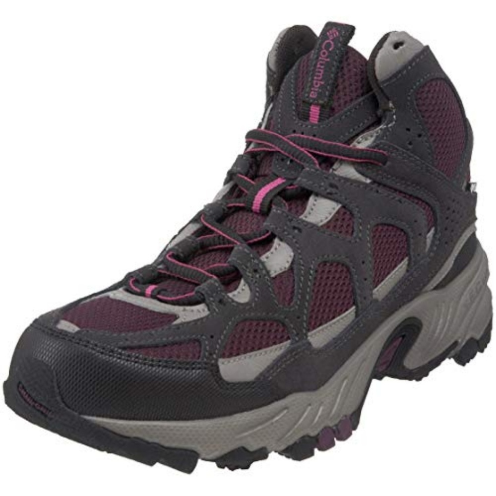 Columbia boots Women Hiking 6.5 Maroon Red